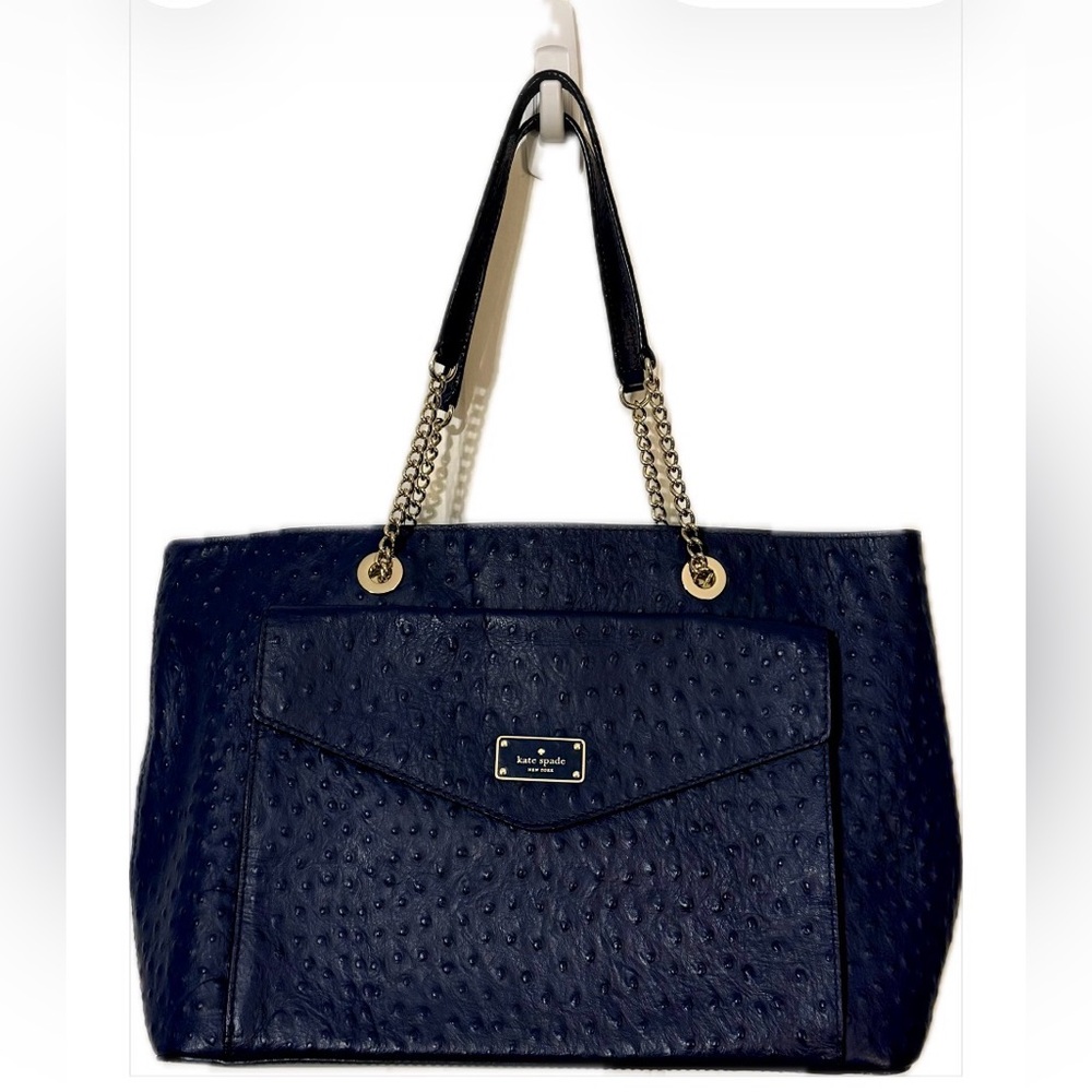 Kate Spade Halsey A La Vida Leather Textured Tote